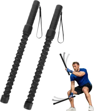 Ropeless Battle Ropes for Home Gym, Lightweight Battle Rope for Fitness Beginners, Portable Workout Ropes for Working Out, Durable Exercise Ropes for Home Workout - 2PCS