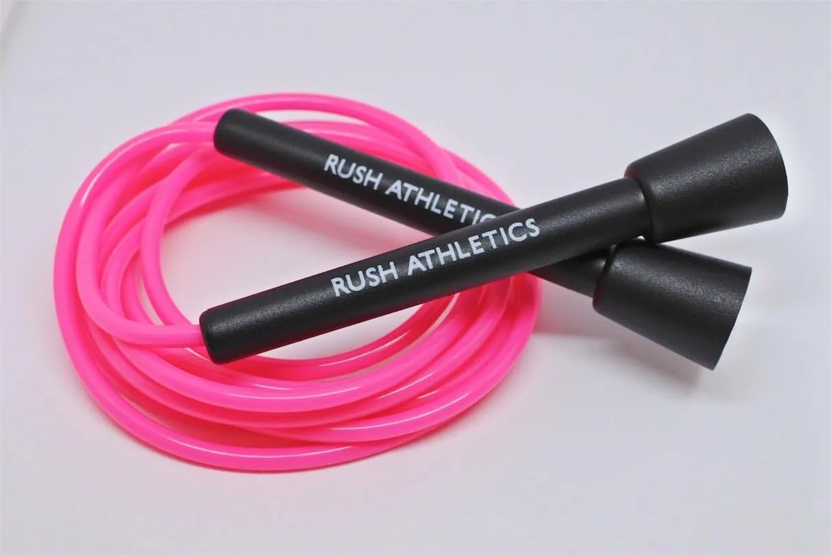 RUSH ATHLETICS Speed Rope - Best for Boxing MMA Cardio Fitness Training - Speed Agility Condition - Adjustable 10ft Jump Rope Sold