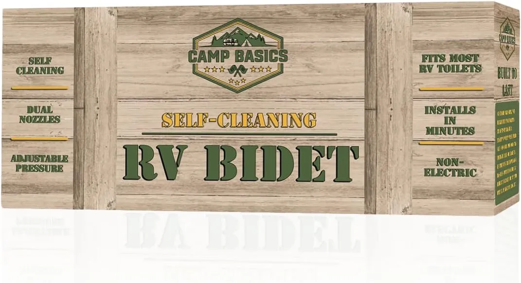 RV Bidet Made to Fit Your RV and Camper Trailer | Easy to Install and Self Cleaning | Non Electric | Upgrade Your RV