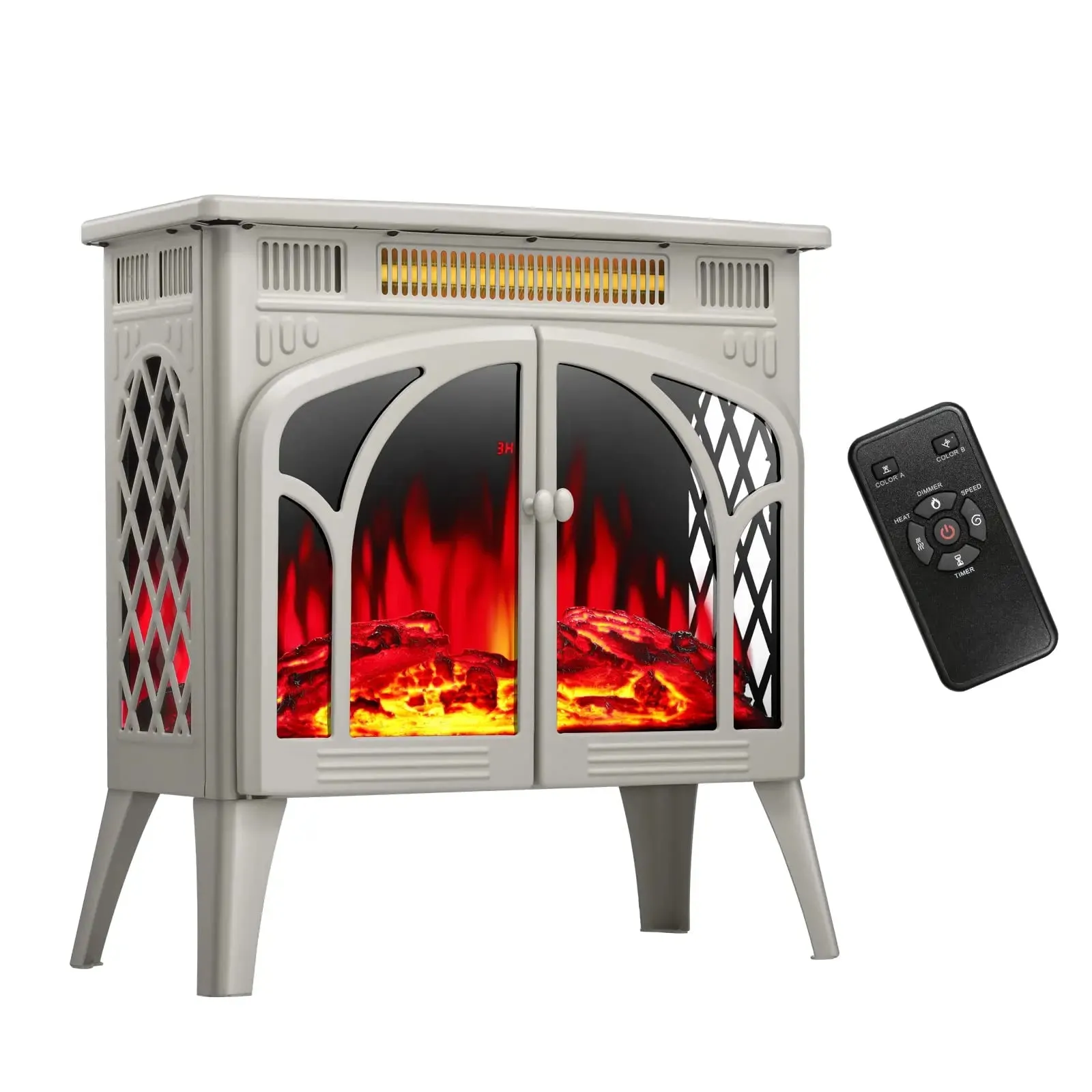 R.w.flame  25 Inch Electric Fireplace Stove Heater