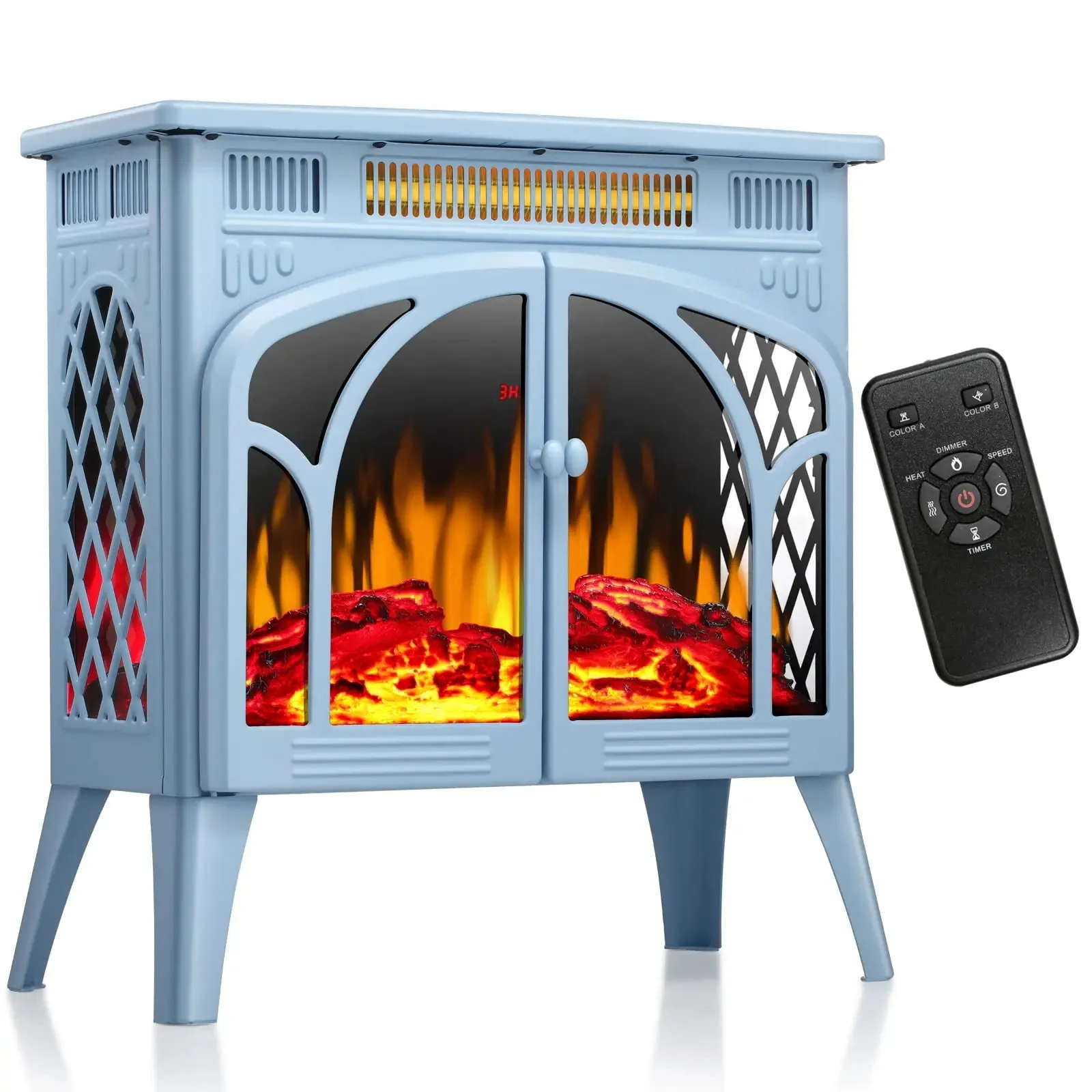 R.w.flame  25 Inch Electric Fireplace Stove Heater