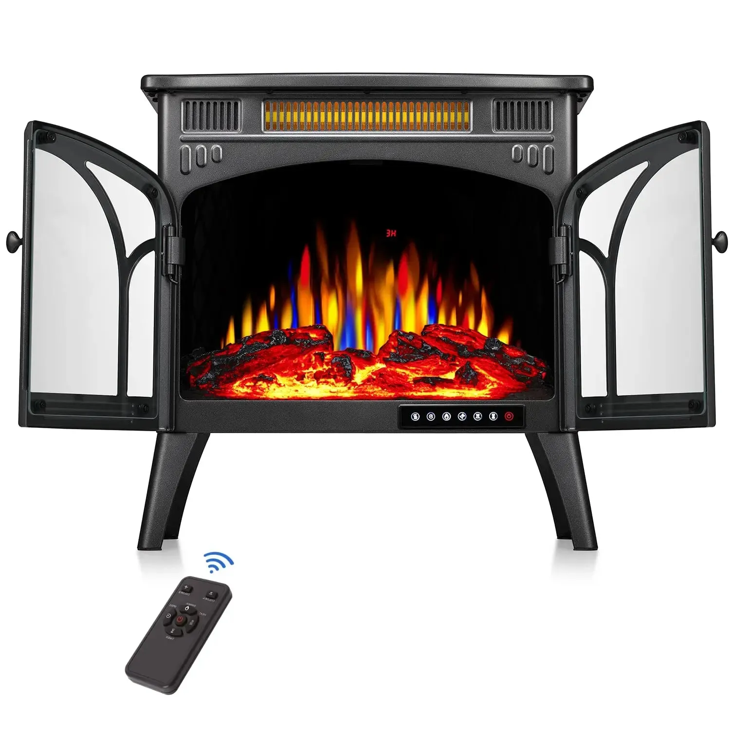 R.w.flame  25 Inch Electric Fireplace Stove Heater