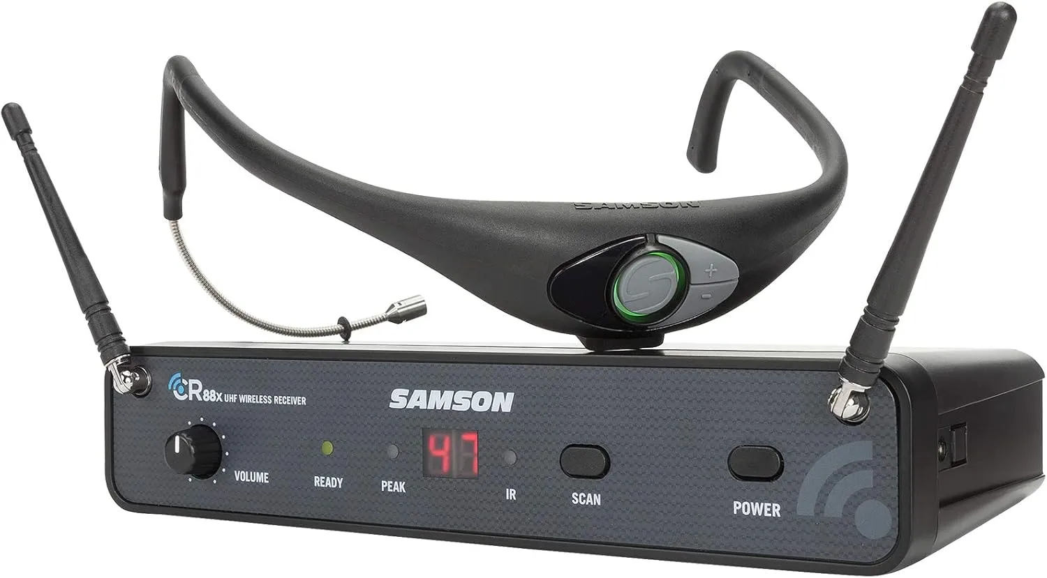 Samson Airline 88 Headset Wireless UHF Microphone Fitness System 00-Ch. K-Band