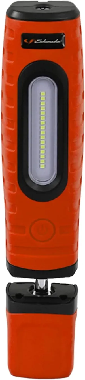 Schumacher Electric SL360RU Rechargeable Lithium Ion LED Work Light - red - Cordless, 360-Degree Swivel, Multiple Lighting Options