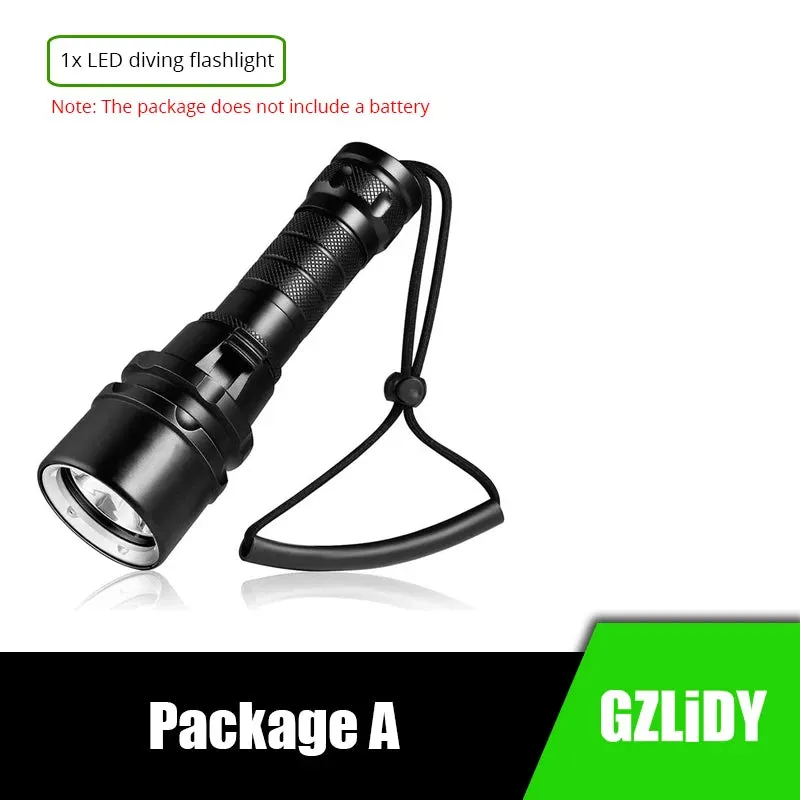 Scuba Diving LED Torch Flashlight