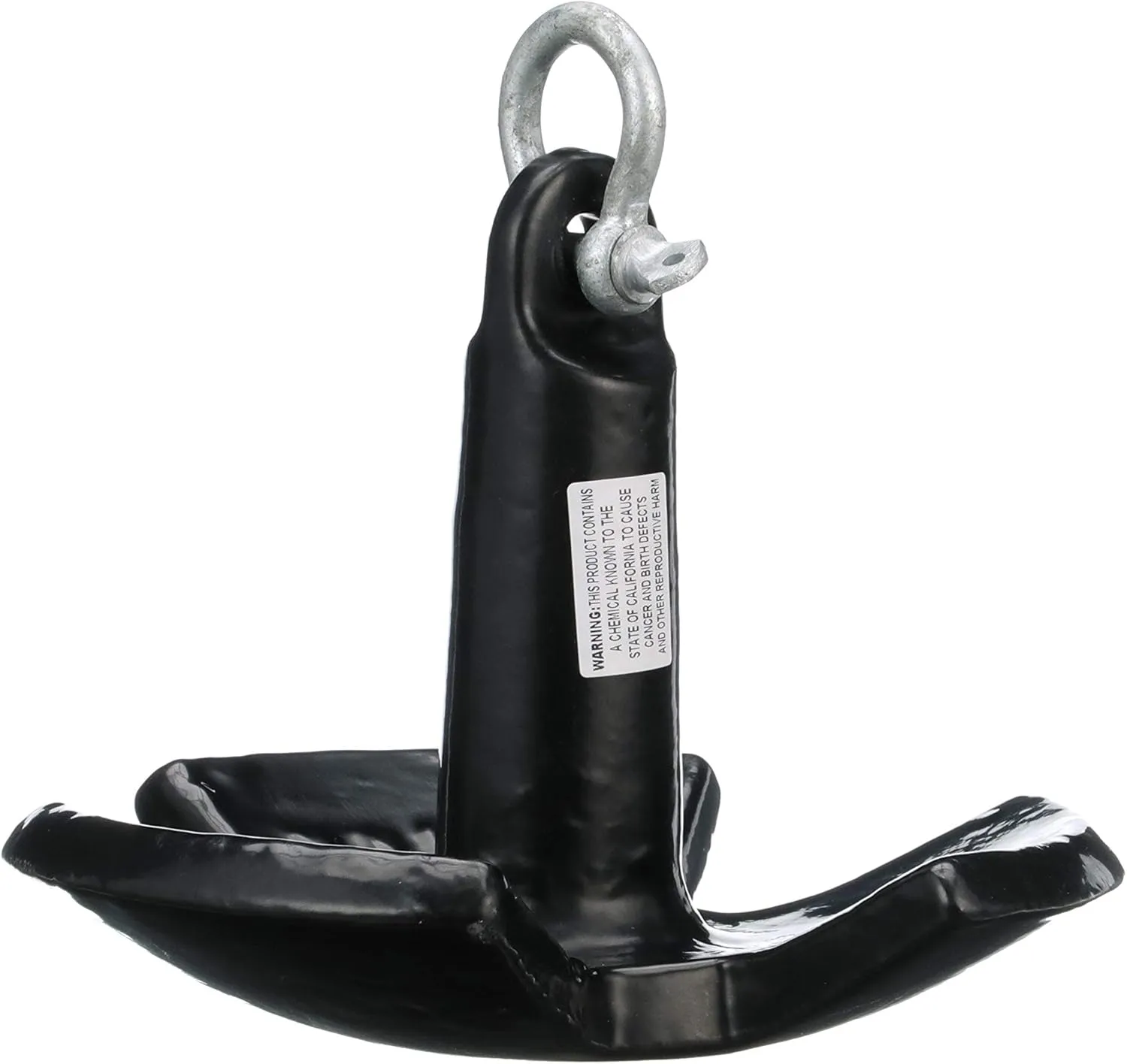 SEACHOICE River Anchor, Black Vinyl Coated Cast Iron, 12 Lbs.