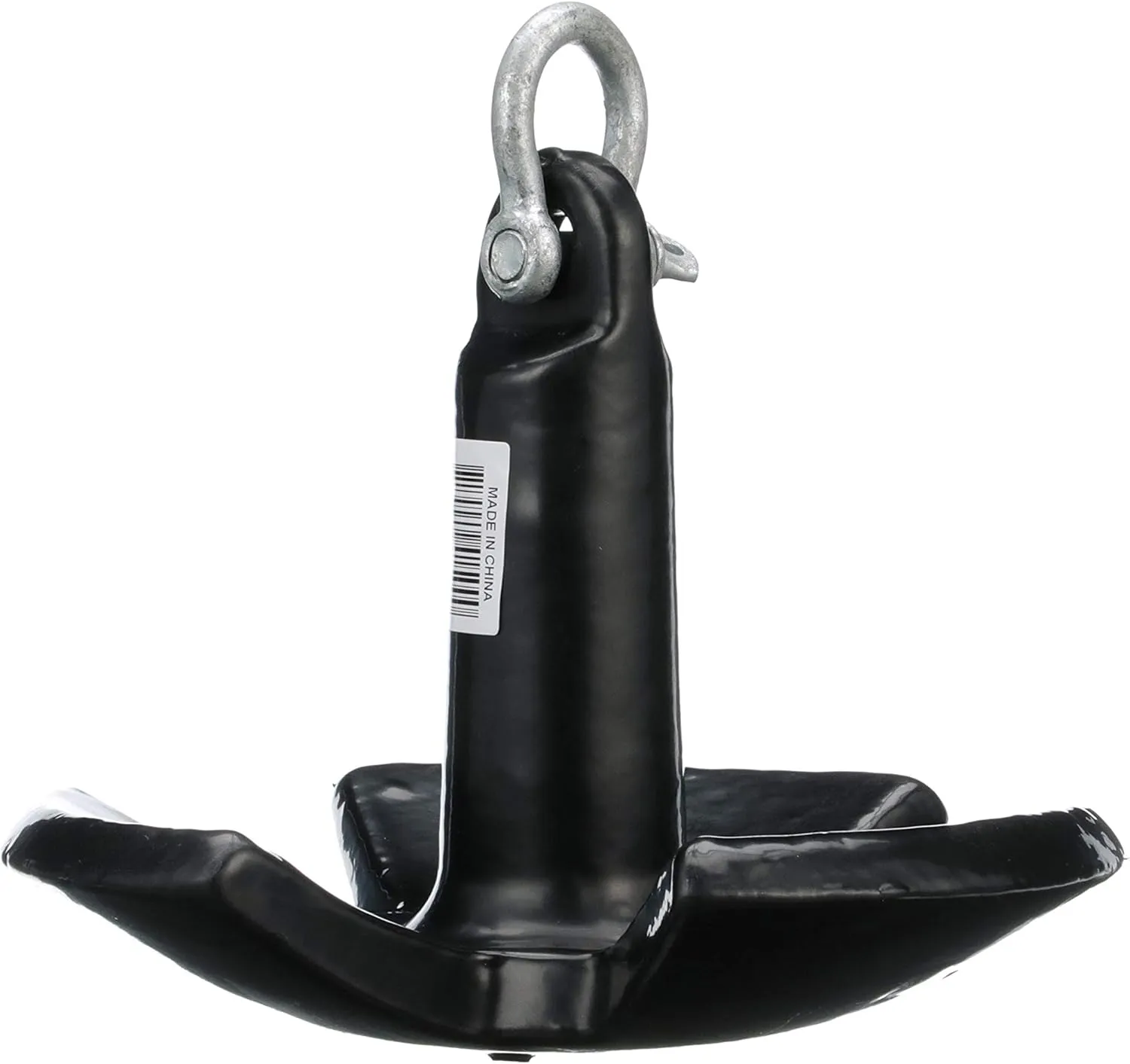 SEACHOICE River Anchor, Black Vinyl Coated Cast Iron, 12 Lbs.