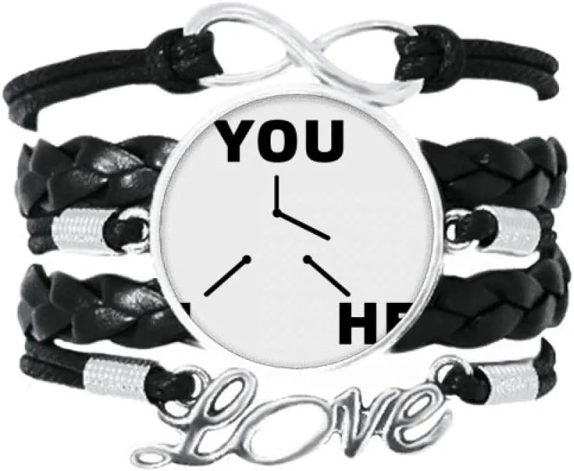 Select Circuit Switch Abort Bracelet Love Accessory Twisted Leather Knitting Rope Wristband Gift
