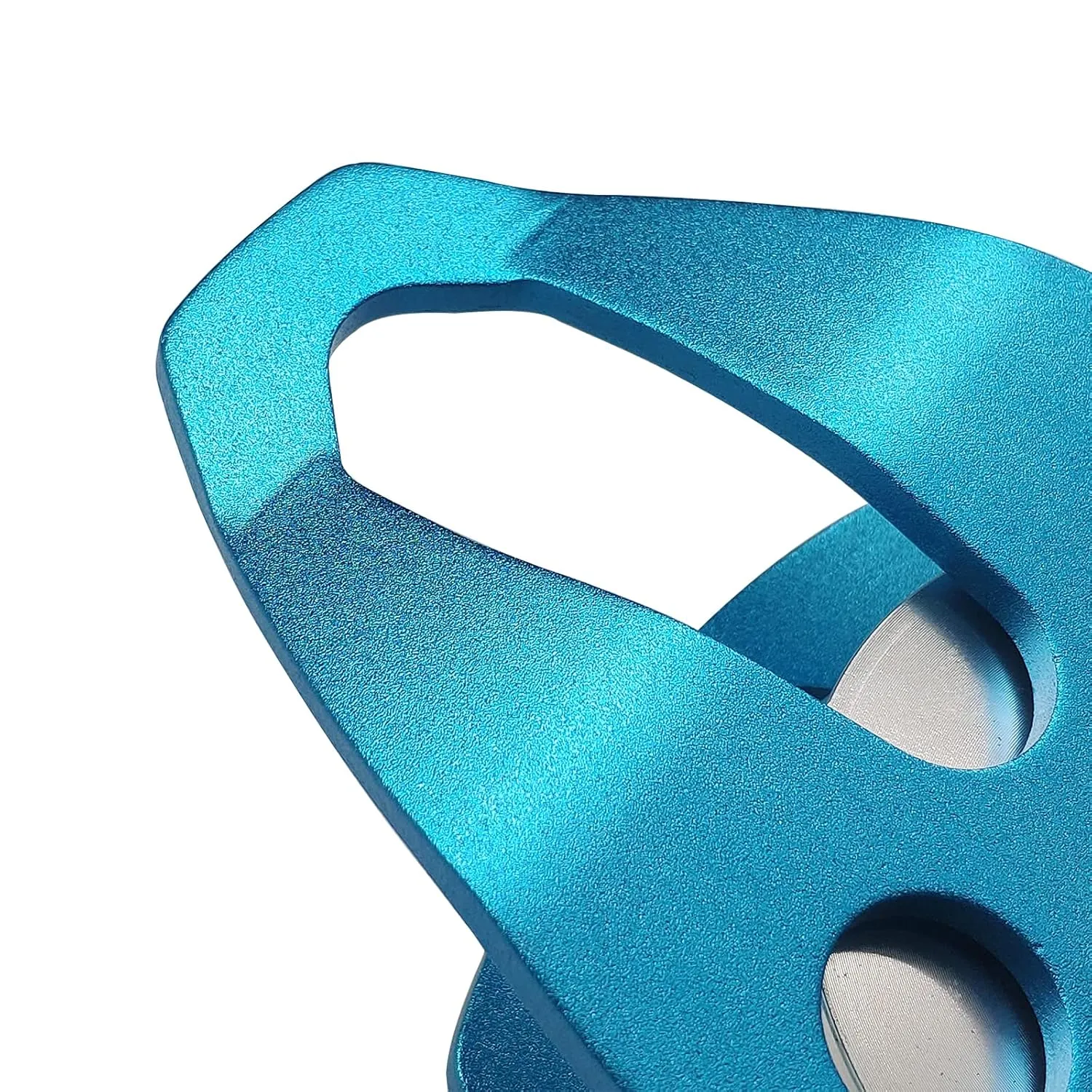 SEPEAK 30kN Large Rescue Pulley Sheave with Swing Plate CE UIAA, Portable Outdoor Climbing Pulley for Backyard Zipline,Climbing&Rock Rescue Lifting,Fits Rope up to 16 mm/Holds Up to 6750lbs,Blue