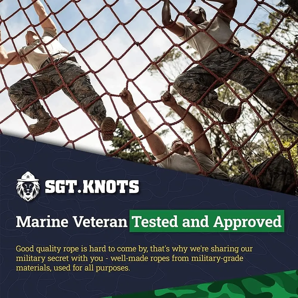 SGT KNOTS Hollow Braid HMPE Rope – Ultra-Strong, UV and Abrasion Resistant, High Strength-to-Weight Ratio, Lightweight for Arborists, Boating, Camping, Lifting, & Crafting (1/8", 50ft, Green)