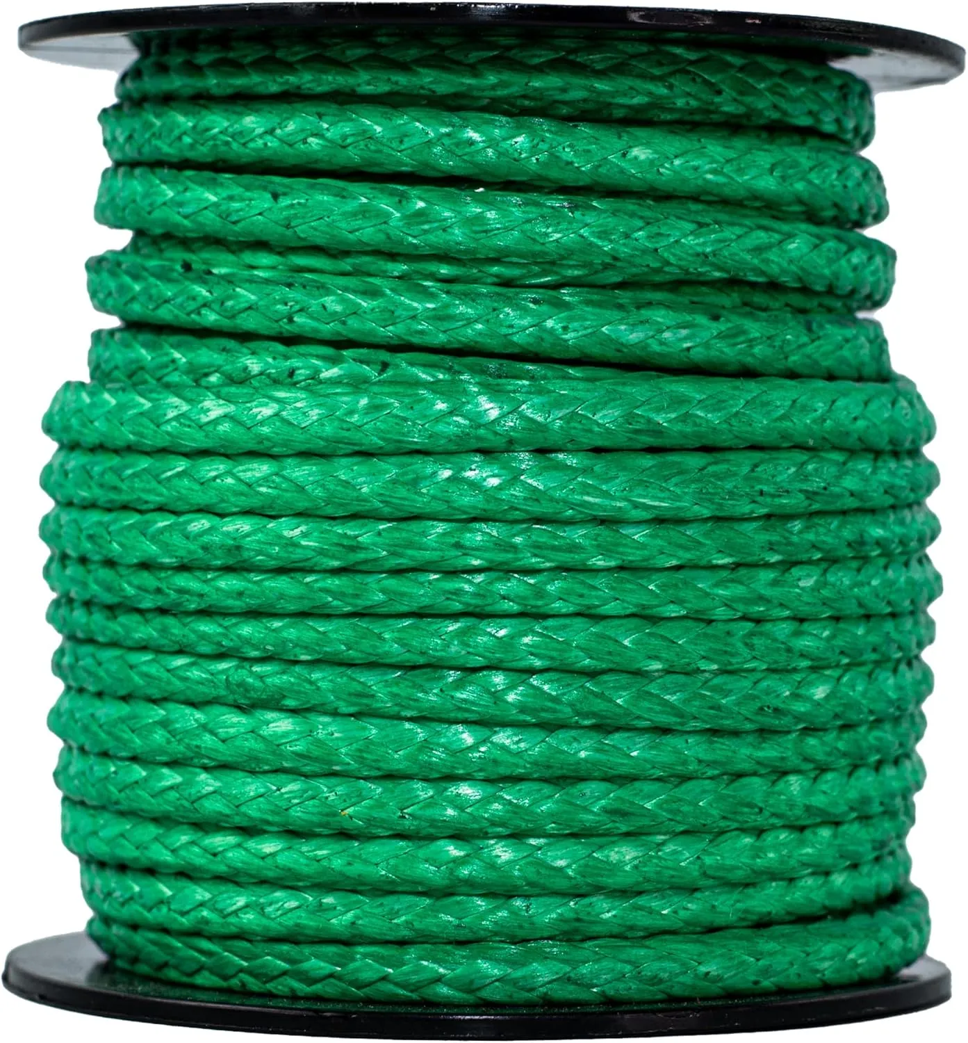 SGT KNOTS Hollow Braid HMPE Rope – Ultra-Strong, UV and Abrasion Resistant, High Strength-to-Weight Ratio, Lightweight for Arborists, Boating, Camping, Lifting, & Crafting (1/8", 50ft, Green)