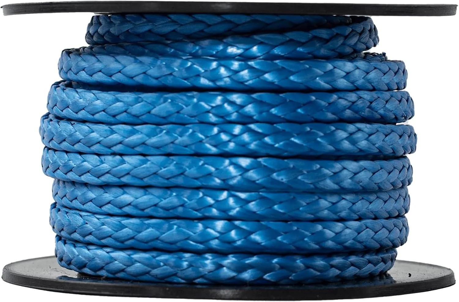 SGT KNOTS Hollow Braid HMPE Rope – Ultra-Strong, UV and Abrasion Resistant, High Strength-to-Weight Ratio, Lightweight for Arborists, Boating, Camping, Lifting, & Crafting (3/16", 25ft, Blue)