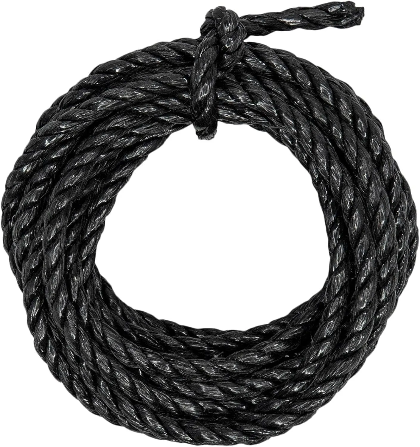 SGT KNOTS Twisted Polypropylene Rope - Floating, Nautical for Marine, Boating, Fishing, Camping (1/2", 1/4",3/8",3/4",5/8",5/16" - Yellow)
