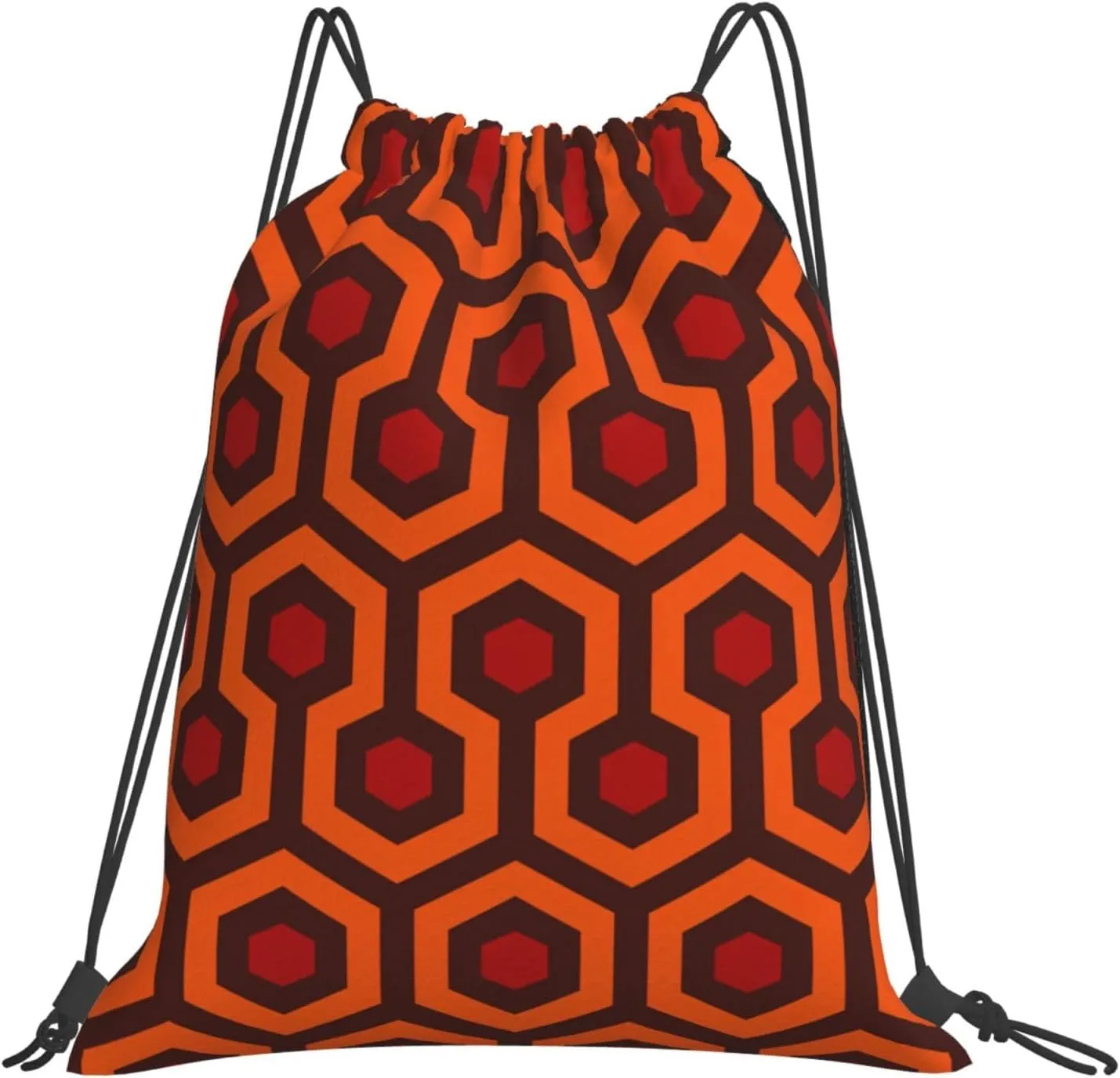 Shining Overlook Drawstring Backpack Sports Gym Bag String Cinch Pouch For Daily Use