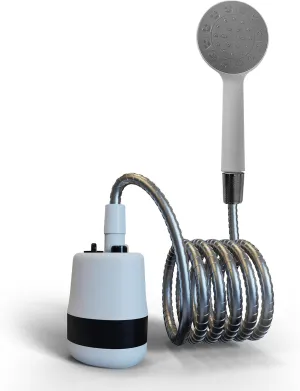 Shower Head,Portable Shower Camping Outdoor Shower Handheld Electric Shower Battery Powered Compact Handheld Rechargeable Camping Showerhead
