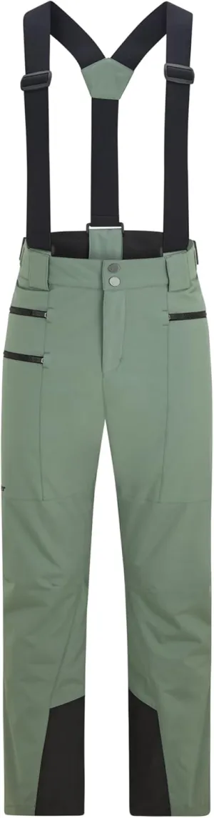Skiwear Mens Ski Pants - TRONADOR Green mud