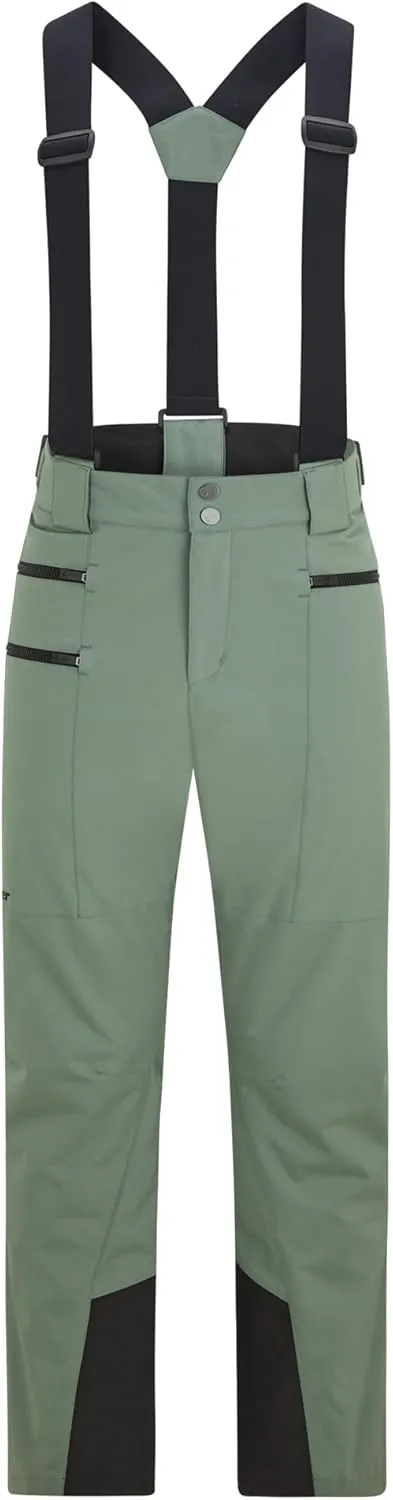 Skiwear Mens Ski Pants - TRONADOR Green mud