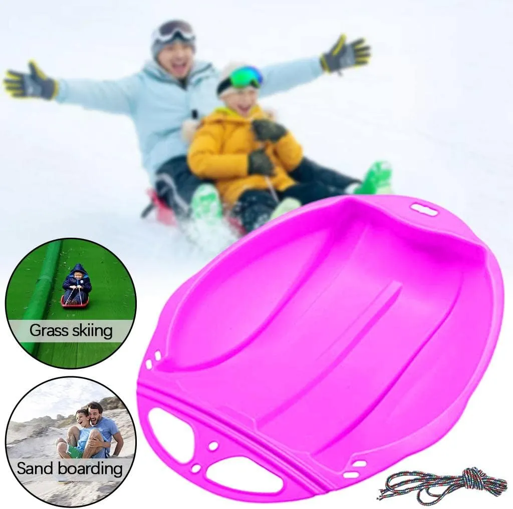 Sleek Snow Sled - Premium Winter Skiing Board for Kids and Adults
