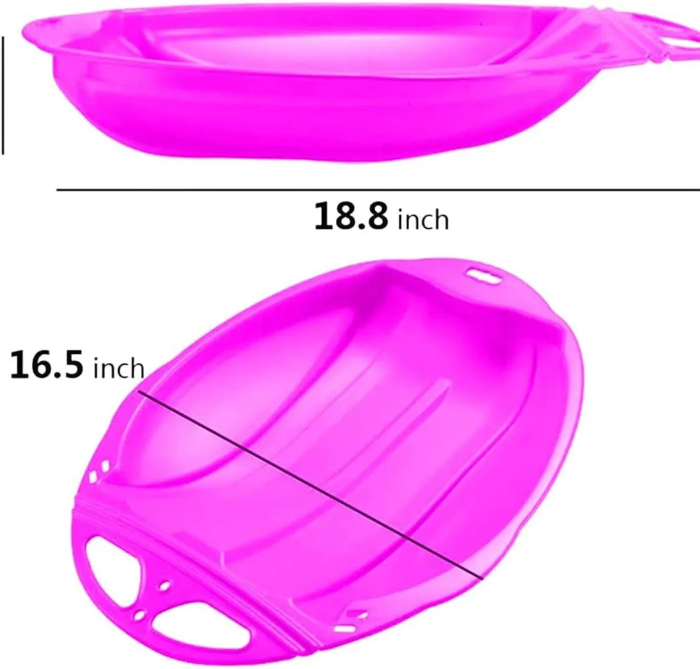 Sleek Snow Sled - Premium Winter Skiing Board for Kids and Adults