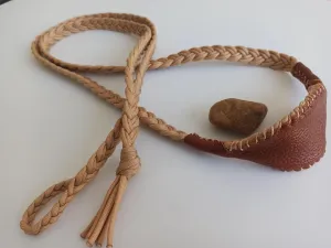 Sling Tennis,85cm in Length, Stone Throwing Rope, Handmade Catapult Rope Ball Thrower, Sling Handmade Slingshots Ancient Primitive Catapult Tools