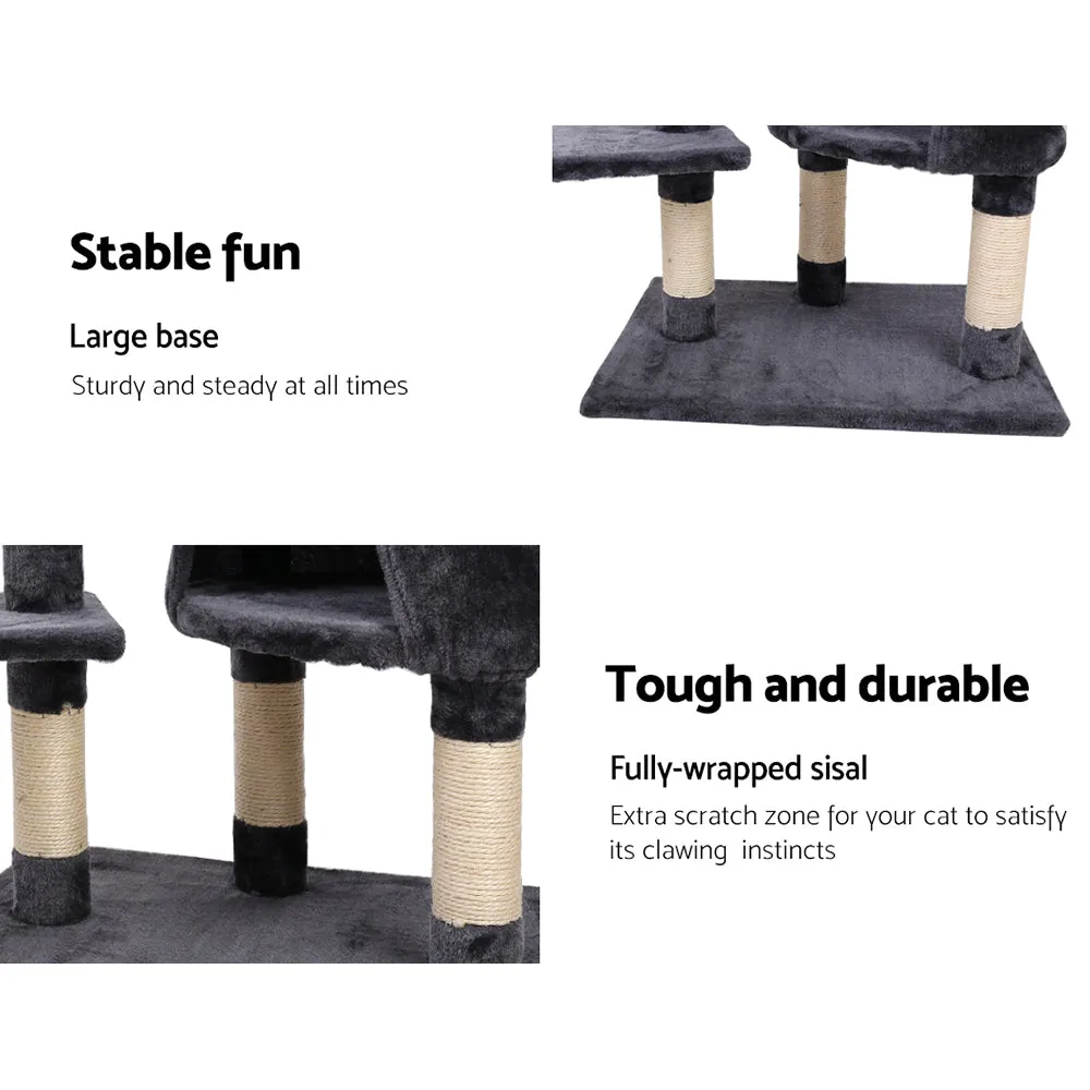 Small Cats Tree Scratching Post Tower Cat Condo House - 120cm Tall