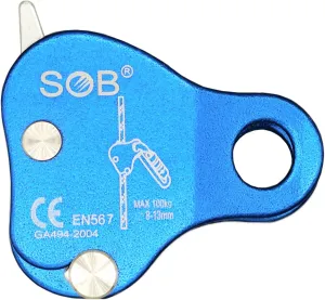 SOB Climbing Fall Protection Device The Riser Protects The Aluminum Magnesium Alloy Rope Clip, which is Used for high-Altitude Operation and Rescue During Climbing Rocks