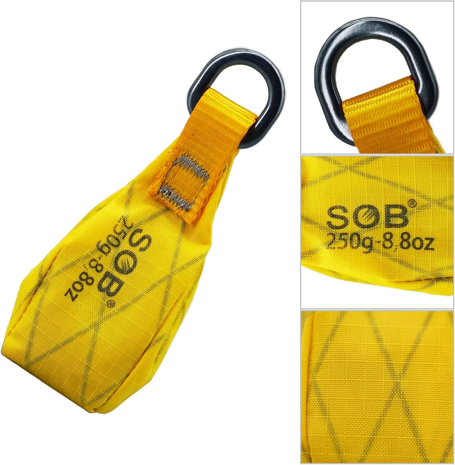 SOB Outdoor Throw Weight Bag 250g Arborist Durable Climbing Rope Bag Multi Throw Bag Tree Rock Spelunking