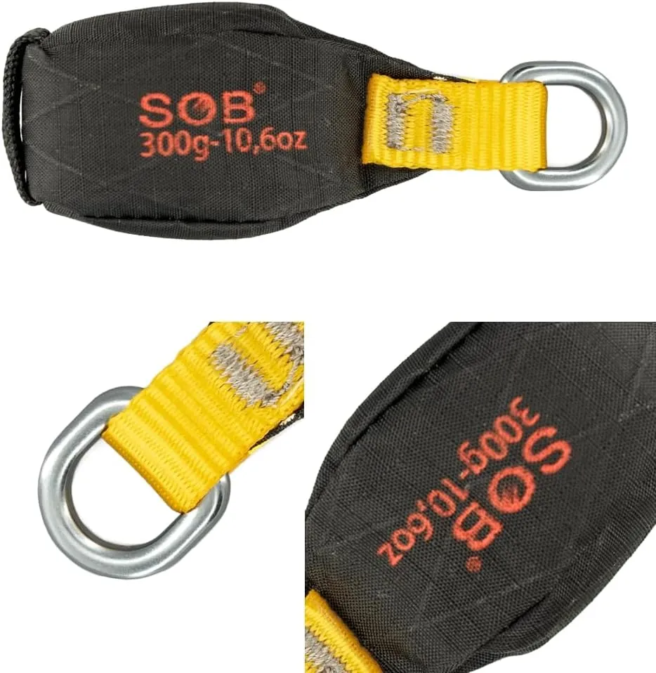 SOB Outdoor Throw Weight Bag 250g/300g/350g Arborist Durable Climbing Rope Bag Multi Throw Bag Tree Rock Spelunking (300g-Black)
