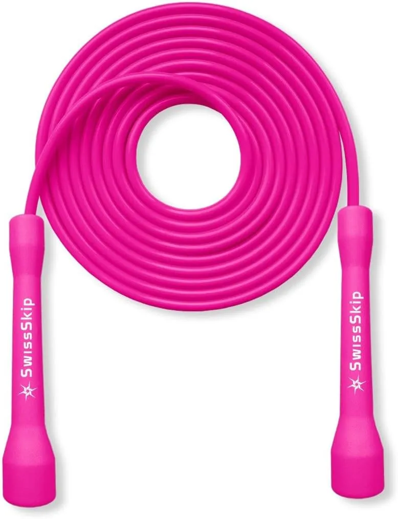 Speed Jump Rope by Dayan Kolev, 5mm PVC Skipping Rope, Great for Beginners and Advanced Athlets, Designed for Fitness, Cardio, Boxing & CrossFit, Adjustable length with Unbreakable Handles