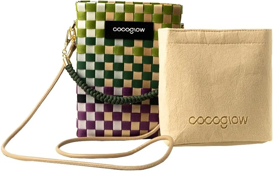 Square Cross-Body Handbag,Vintage Women's Hand-Woven Basket Bag, With Detachable Shoulder Strap and Hand Strap