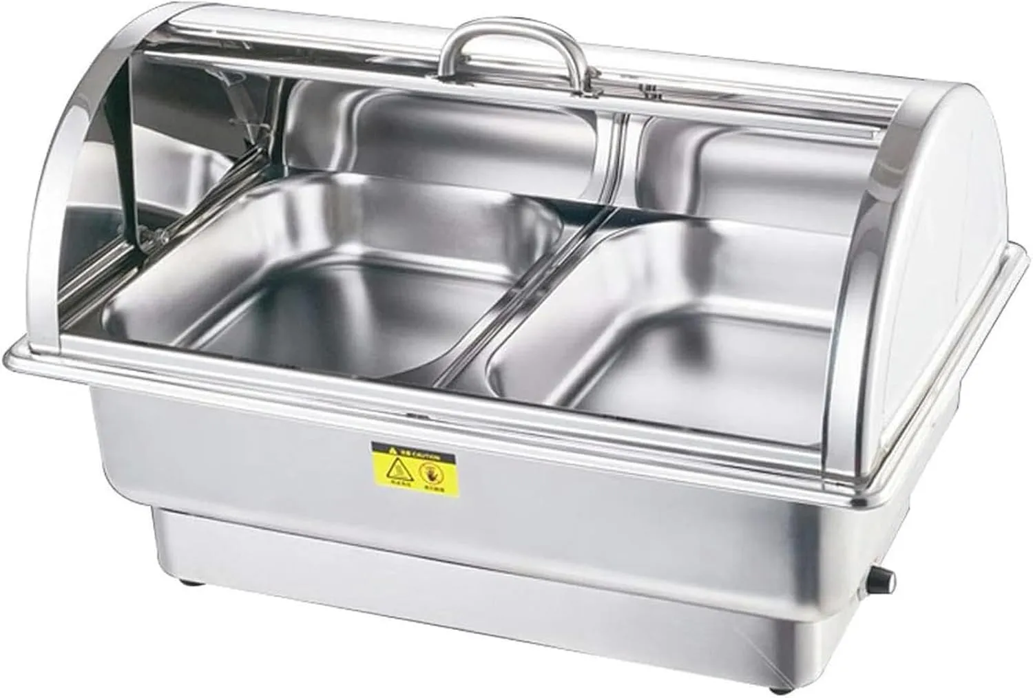 Stainless Steel Buffet Stove and an Electric hot Pot Warming Plate Food Heater Suitable for buffets, Restaurants, Parties, Events, Family banquets,B-Twin
