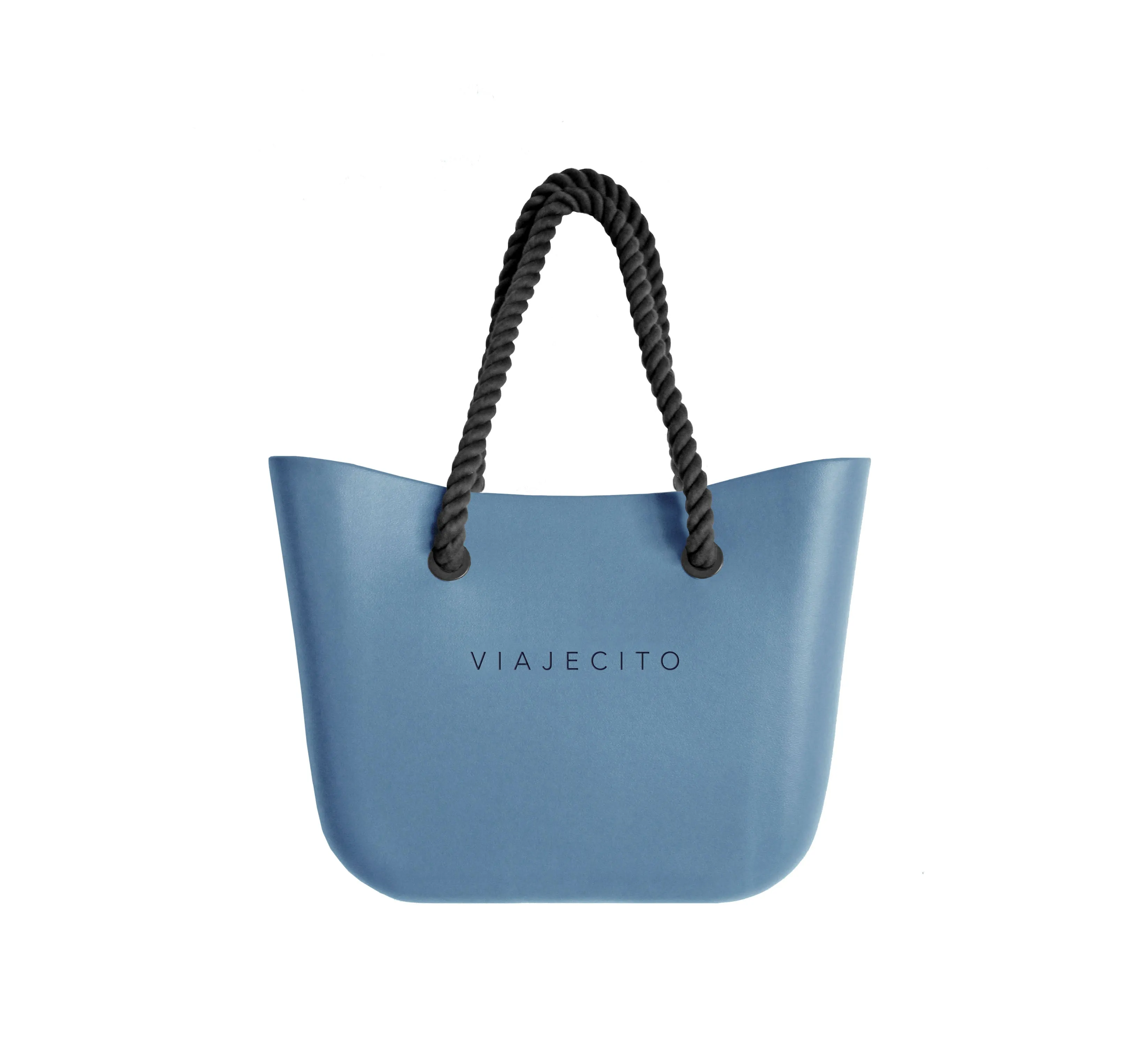 Standard Beach Tote Set - Cowboy Blue with Natrual Lining