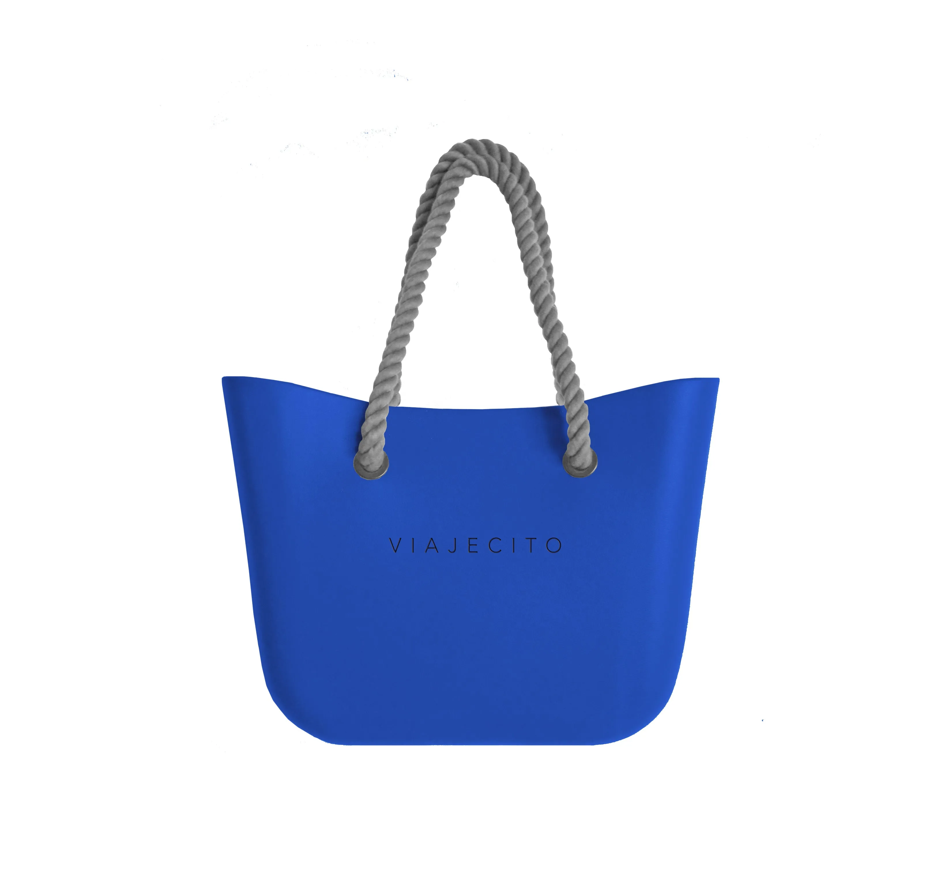 Standard Beach Tote Set - Royal Blue with Natrual Lining