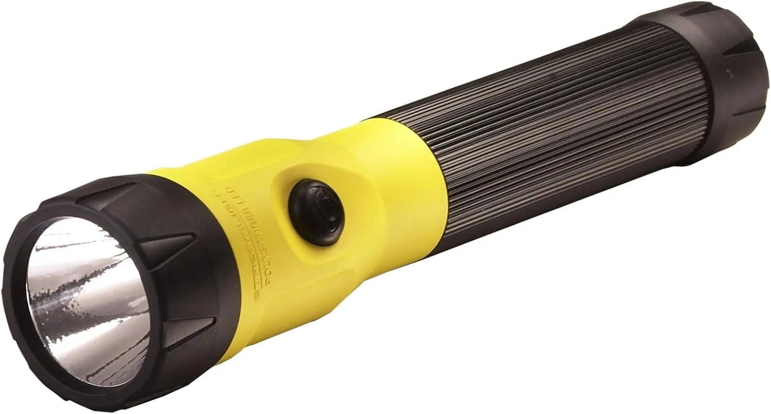 Streamlight 76161 PolyStinger LED 485-Lumen Rechargeable Flashlight with 120-Volt AC Smart Charger, Yellow