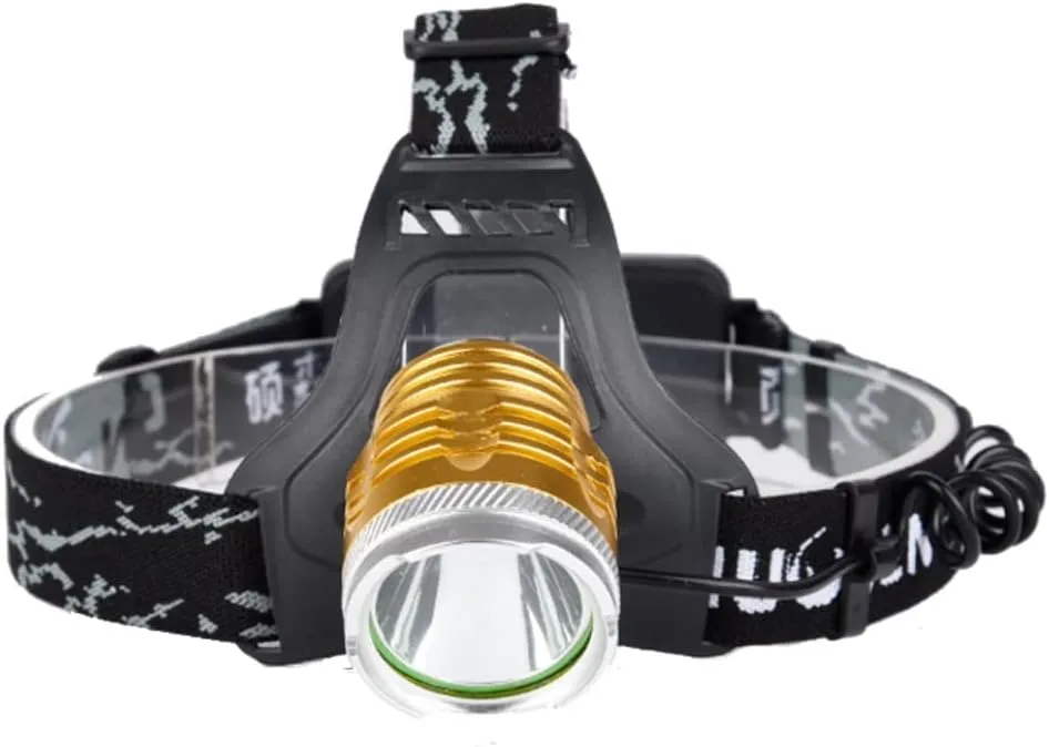 Strong Light Charging Super Bright 3000 Miner's Lamp Lithium Battery Led Night Fishing Rice Head-Mounted Torch Mini Outdoor Headlight(B)