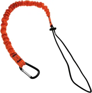 SUP Paddle Leash with Carabiner Safety Rowing Boat Fishing Rod Pole Coiled Lanyard Cord Tie Rope