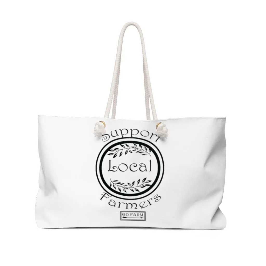Support Local Farmers Weekender Bag