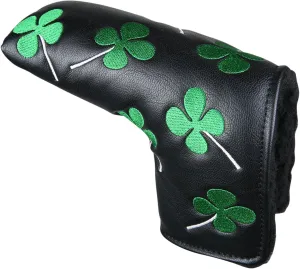 Sword &Shield sports Lucky Clover Putter Head Cover Four Leaf Clover Headcover for Scotty Cameron Ping Odyssey Taylormade