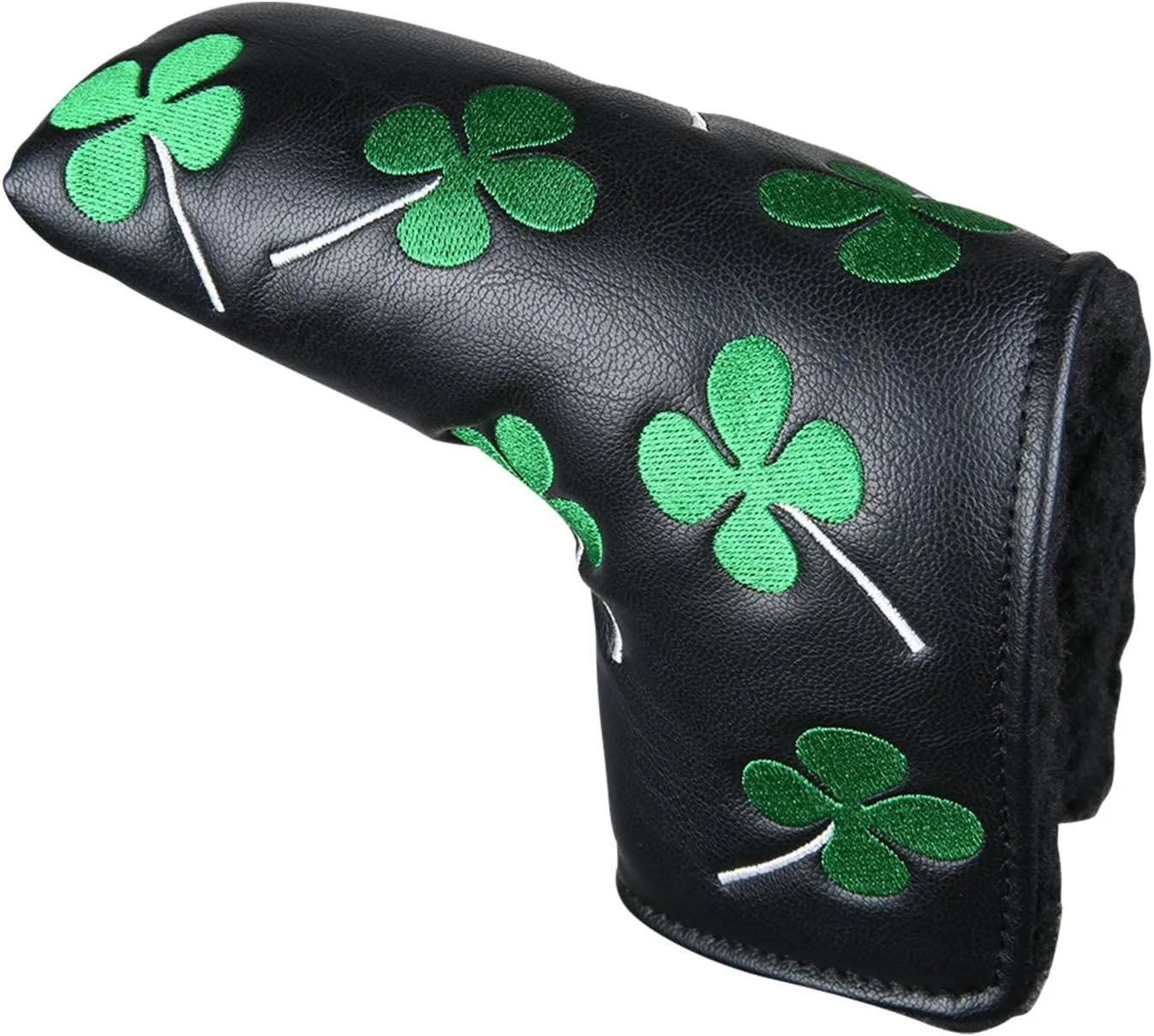 Sword &Shield sports Lucky Clover Putter Head Cover Four Leaf Clover Headcover for Scotty Cameron Ping Odyssey Taylormade