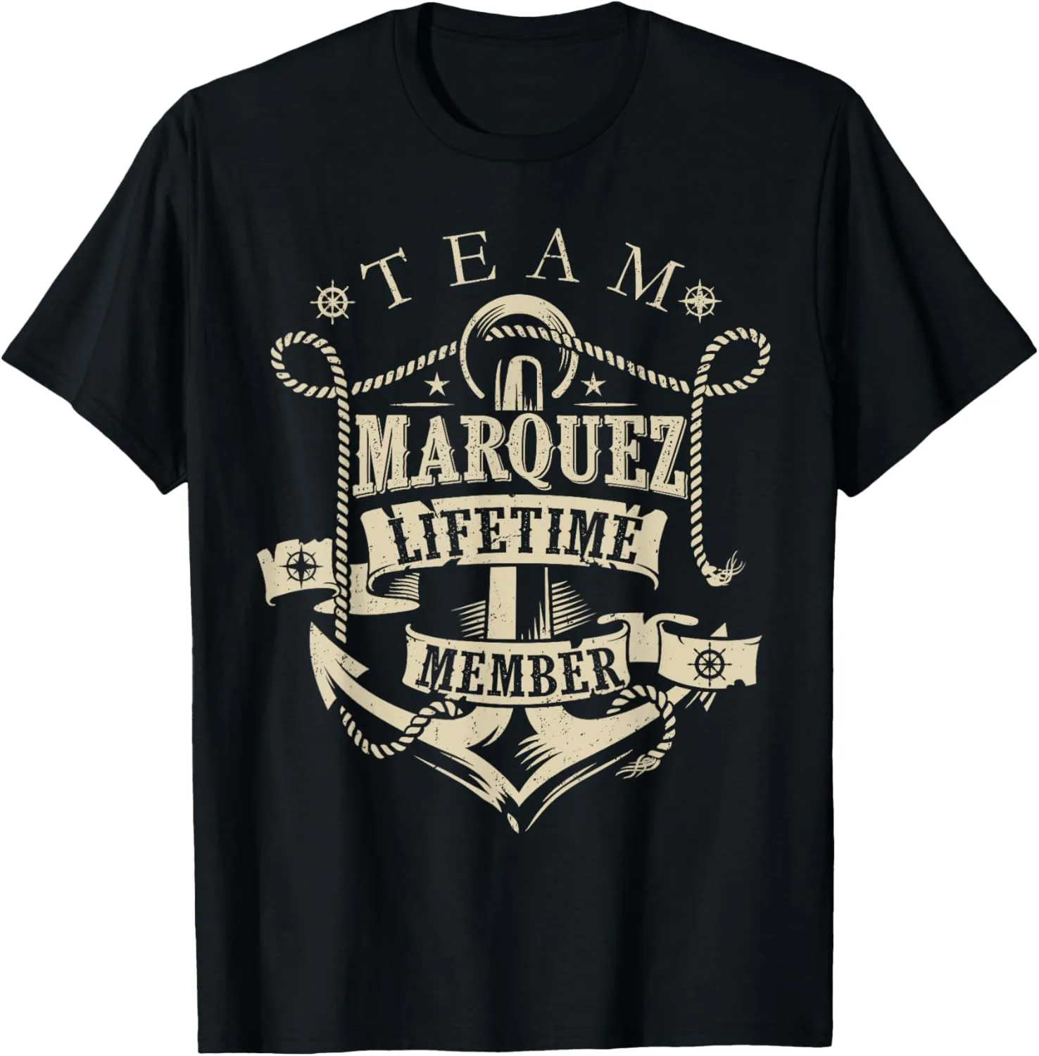 Team MARQUEZ Lifetime Member Vintage MARQUEZ Family Name T-Shirt