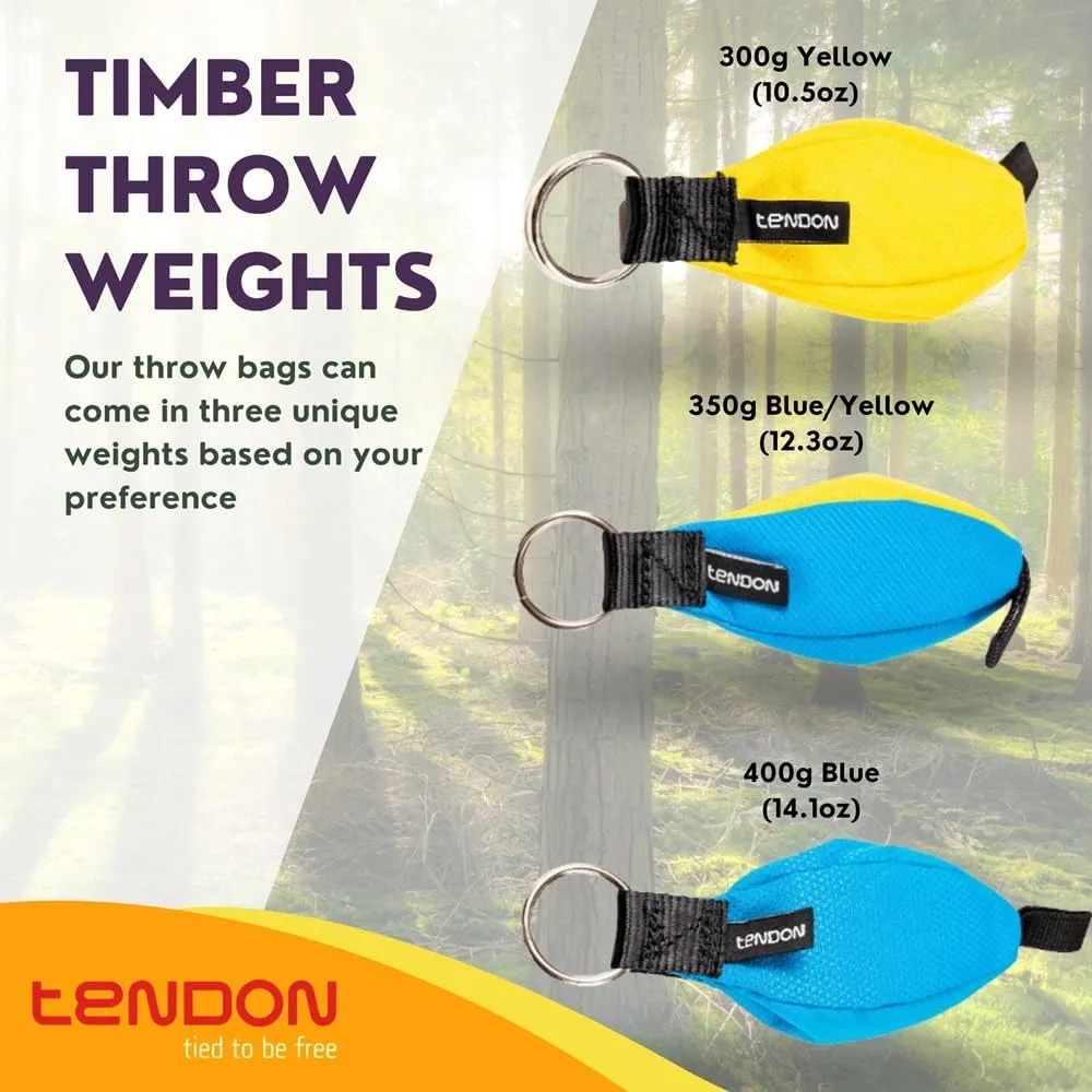 Tendon Timber Throw Bag - Throw Weight for Arbor and Tree Work (300g to 400g)