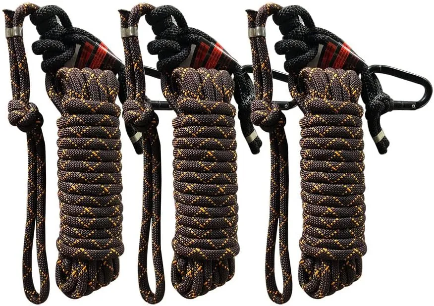 THUNDERBAY Hunting Safety Linemans Rope 8ft/30ft, Rope-Style Tree Strap for Tree-Stand Hunting and Climbing