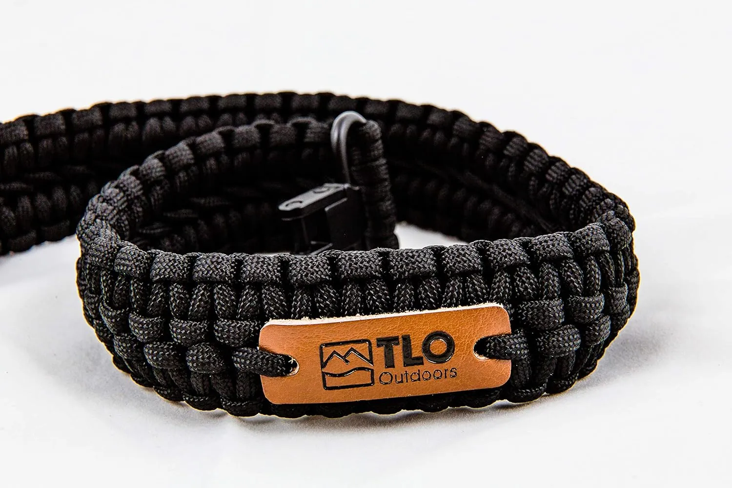 TLO Outdoors Paracord Gun Sling - Tactical 2-Point Rifle Sling, Extra Wide, Adjustable Strap with Swivels for Rifle, Shotgun, and Crossbow for Hunting, Shooting, Gun Safety (550 Rated Nylon)