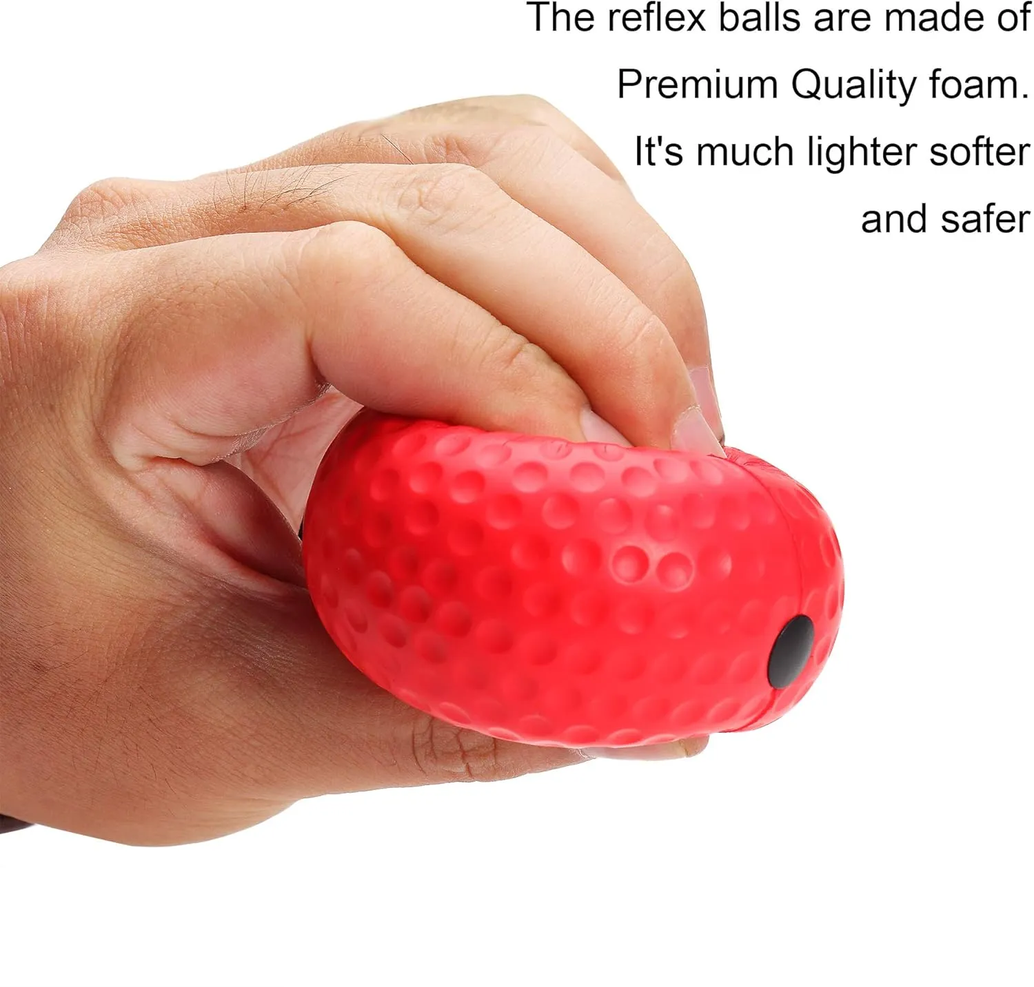 TOCO FREIDO Double End Punching Ball, Speed Bag with Difficulty Levels Boxing Reflex Ball with Headband, Perfect for Reaction, Agility, and Hand Eye Coordination Training