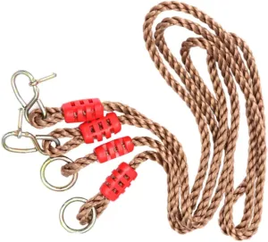 Toyvian Pair Adjustable Swing Ropes Pe Material Load Capacity for Tree and Beam Swings Strong and Durable for Outdoor Play