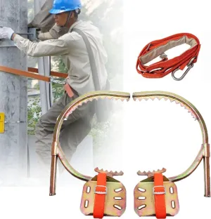 Tree Climbing Spike, Non-Slip Stainless Steel Crampons, Tree Care Crampons for Electricians, Stainless Steel Outdoor Sports Products,300Model