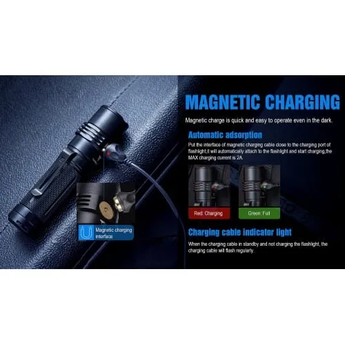 TrustFire MC3 EDC Magnetic Rechargeable Flashlight