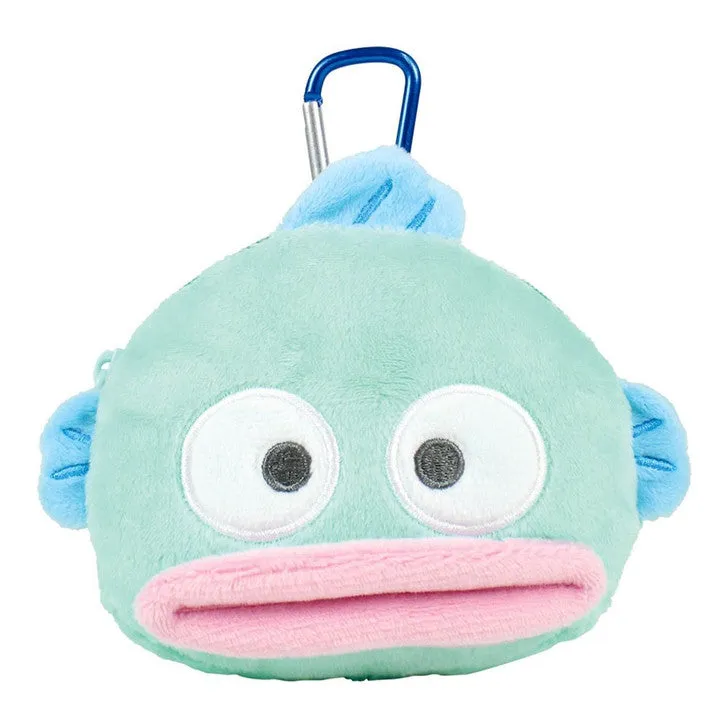 T's Factory Sanrio Mascot  Pouch Keychain w/Carabiner - Hangyodon