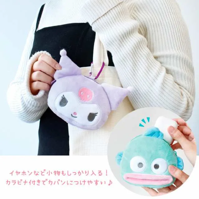 T's Factory Sanrio Mascot  Pouch Keychain w/Carabiner - Hangyodon