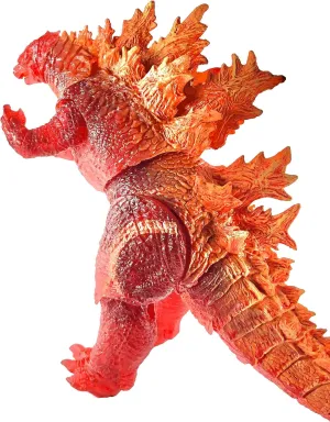 TwCare Exclusive Burning Godzilla Action Figure, Not Toys, Very Breakable, for Display & Decoration, Gentle USE ONLY, 2021 Movie Series King of The Monsters Movable Joints Birthday Party Gift